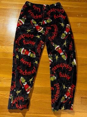 T.J.Maxx Black Grinch Print Lounge Pants